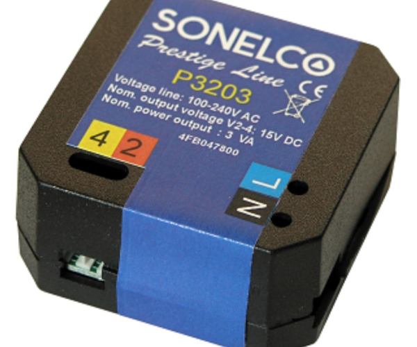 Power supply 200 mA 16V DC Sonelco P3203