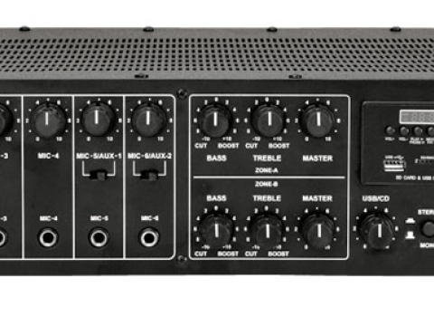 Bộ khuếch đại công suất kèm trộn 200W 2 Zone Ahuja TZA-2000DP