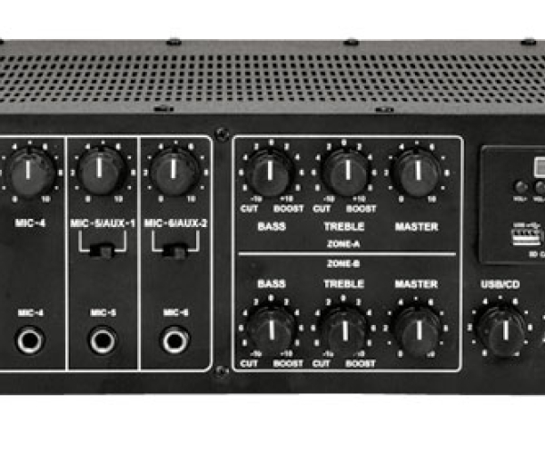 Bộ khuếch đại công suất kèm trộn 200W 2 Zone Ahuja TZA-2000DP
