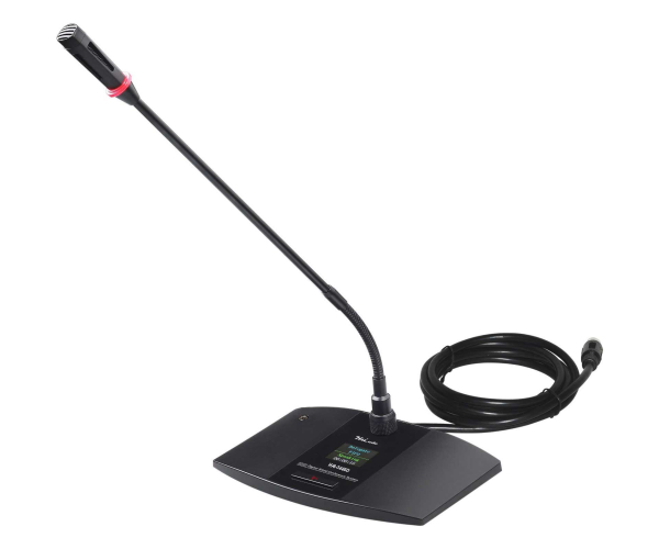 Máy đại biểu loại để bàn, micro cần dài cố định HAI-3668D