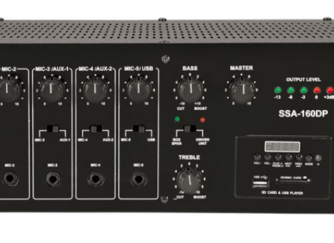 Bộ khuếch đại công suất kèm trộn 160W Ahuja SSA-160DP