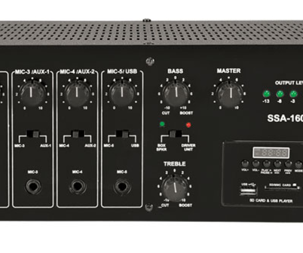 Bộ khuếch đại công suất kèm trộn 160W Ahuja SSA-160DP